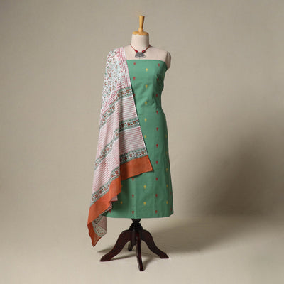 Jacquard cotton 2pc unstitched dress material