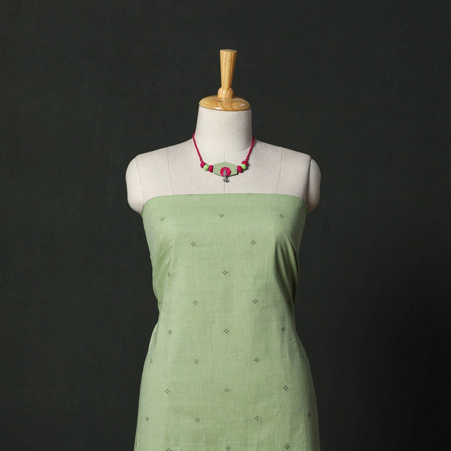 Jacquard cotton 2pc unstitched dress material