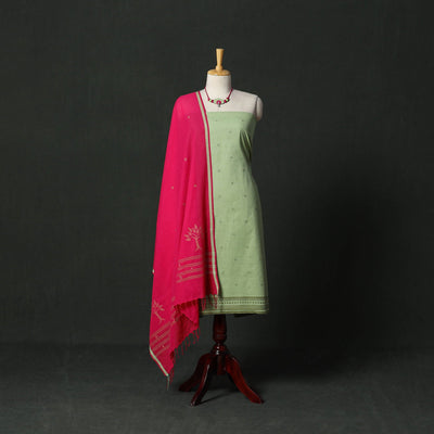 Jacquard cotton 2pc unstitched dress material