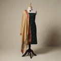 Jacquard cotton 2pc unstitched dress material