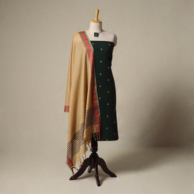Jacquard cotton 2pc unstitched dress material