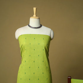 Jacquard cotton 3pc unstitched dress material 39