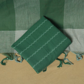 Jacquard cotton 3pc unstitched dress material 42