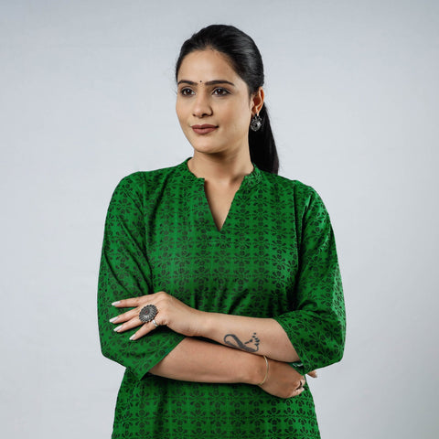 Buy Jacquard Cotton Long Kurta Online l iTokri.com