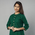 Buy Jacquard Cotton Long Kurta for Women