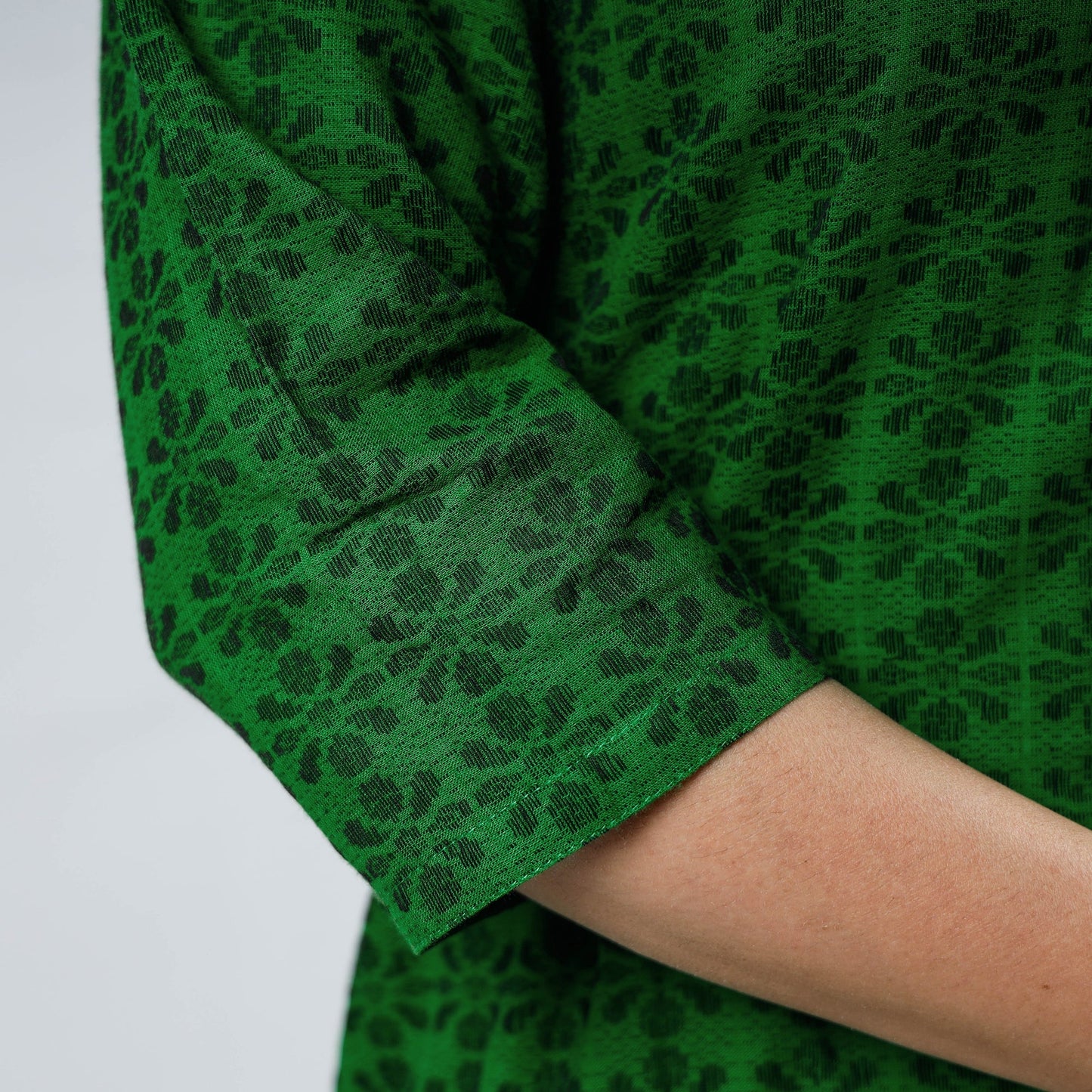 Buy Jacquard Cotton Long Kurta Online l iTokri.com
