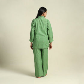 Buy Jacquard Cotton Top & Pyjama Night Suit Set