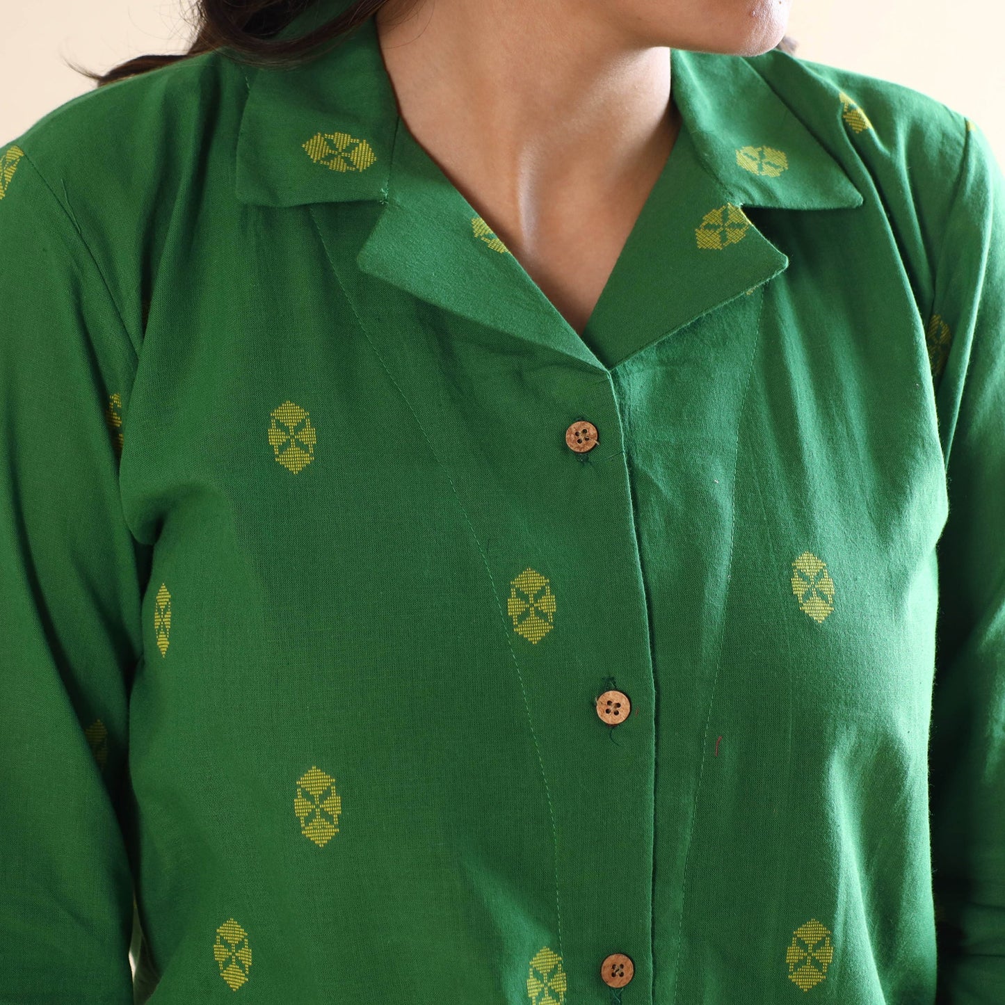 Buy Jacquard Cotton Top & Pyjama Night Suit Set Online at iTokri.com