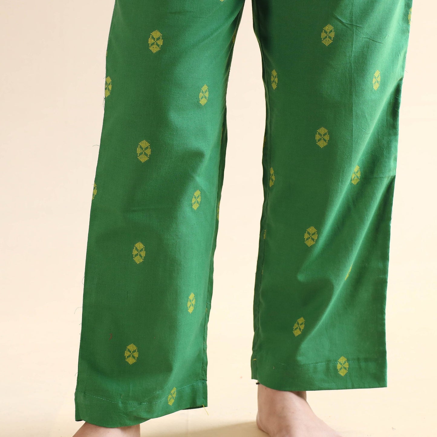 Buy Jacquard Cotton Top & Pyjama Night Suit Set Online at iTokri.com