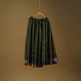 Jacquard patchwork 24 kali cotton long skirt 03