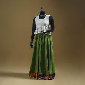 Jacquard patchwork 24 kali cotton long skirt 11