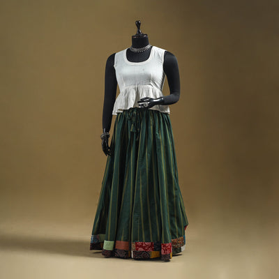 Jacquard patchwork 24 kali cotton long skirt 20