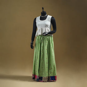 Jacquard patchwork 24 kali cotton long skirt 22