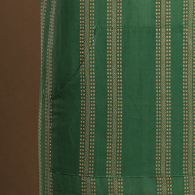 Green - Jacquard Weave Cotton Apron with Pocket 17