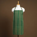 Green - Jacquard Weave Cotton Apron with Pocket 17