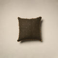Jacquard weave cotton cushion cover 05 - handcrafted