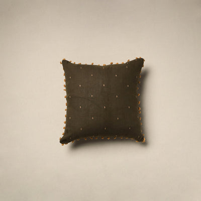 Jacquard weave cotton cushion cover 05 - handcrafted