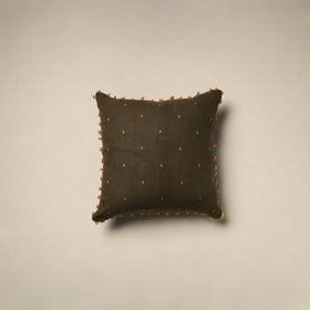 Jacquard weave cotton cushion cover 05 - handcrafted
