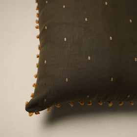 Jacquard weave cotton cushion cover 05 - handcrafted