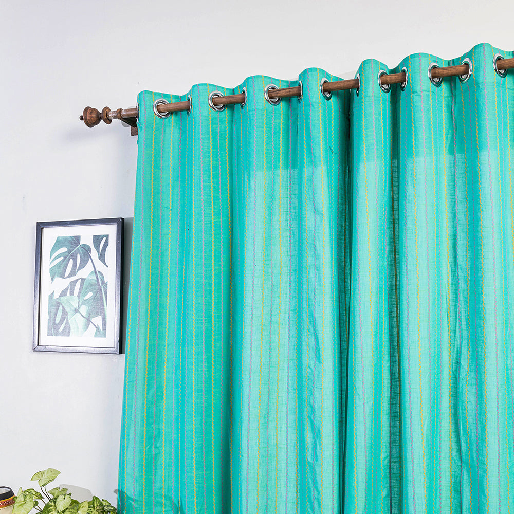  Jacquard Weave Cotton Door Curtain 