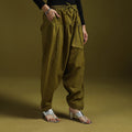 Jacquard weave cotton elasticated salwar 10 - handcrafted