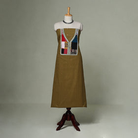 Jacquard weave cotton patchwork unstitched kurta material