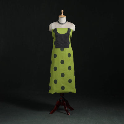 Jacquard weave cotton patchwork unstitched kurta material