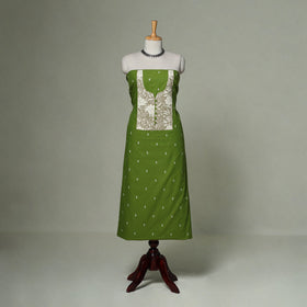 Jacquard weave cotton patchwork unstitched kurta material