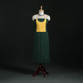 Jacquard weave cotton patchwork unstitched kurta material