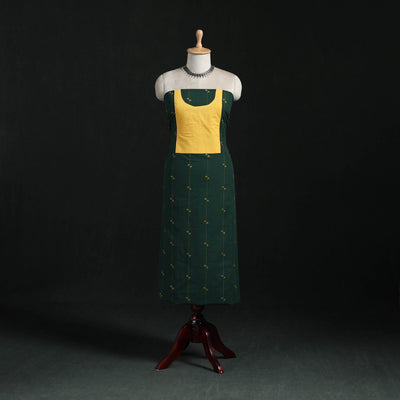 Jacquard weave cotton patchwork unstitched kurta material