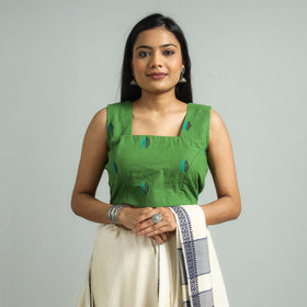 Jacquard Stitched Blouse