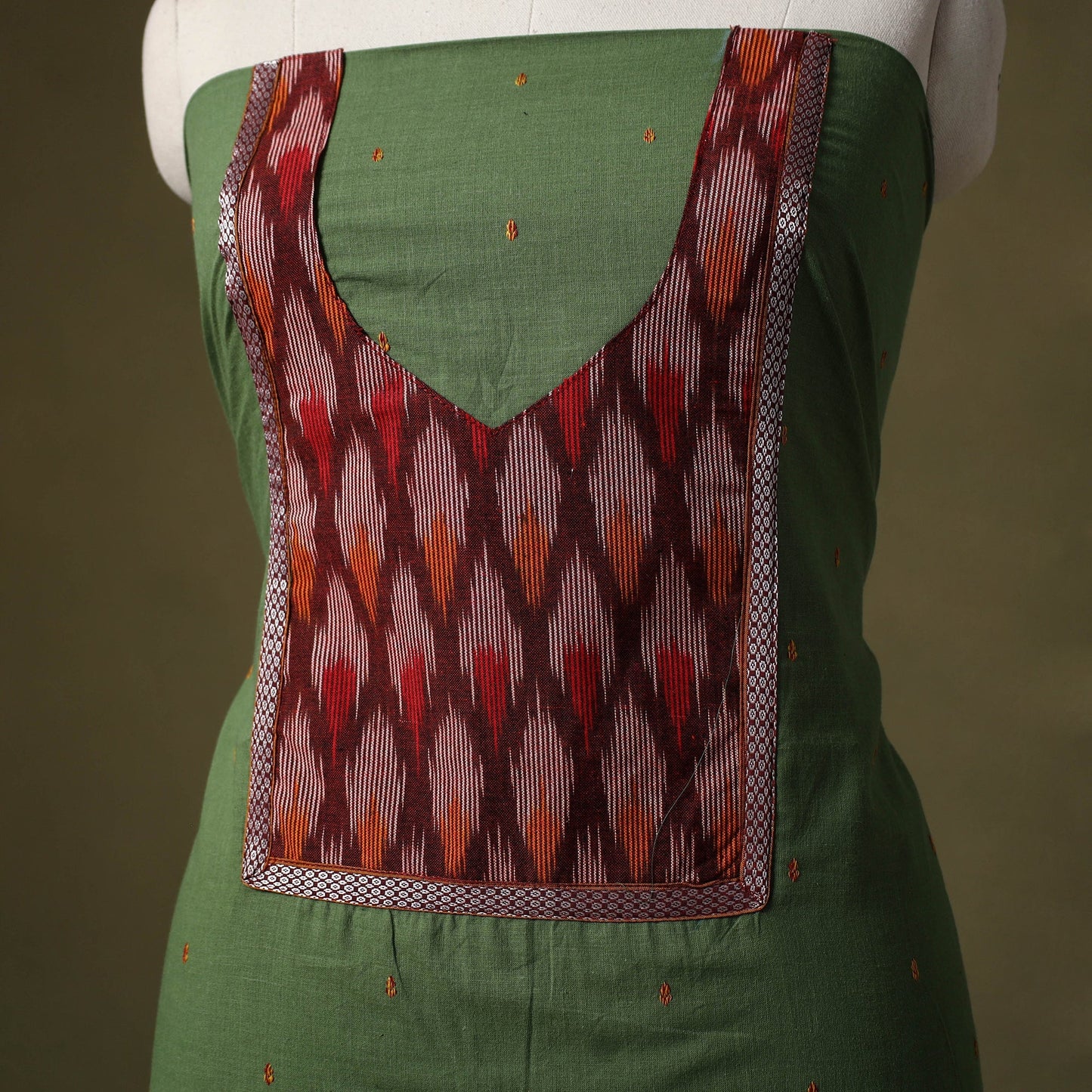 Jacquard Weave Cotton Unstitched Kurta Material