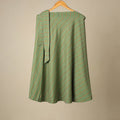 Jacquard weave cotton wrap around skirt 04 - handcrafted