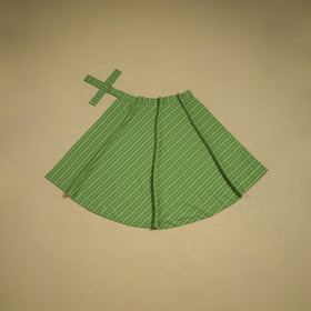 Jacquard weave cotton wrap around skirt 10 - handcrafted