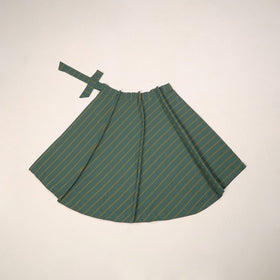 Jacquard weave cotton wrap around skirt 14 - handcrafted