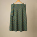 Jacquard weave cotton wrap around skirt 14 - handcrafted