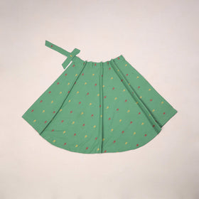 Jacquard weave cotton wrap around skirt 15 - handcrafted