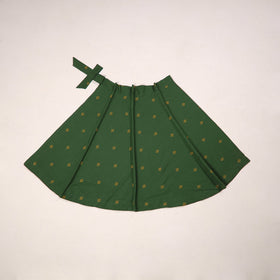 Jacquard weave cotton wrap around skirt 19 - handcrafted