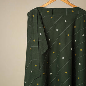 Jacquard weave cotton wrap around skirt 25 - handcrafted