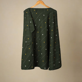 Jacquard weave cotton wrap around skirt 25 - handcrafted