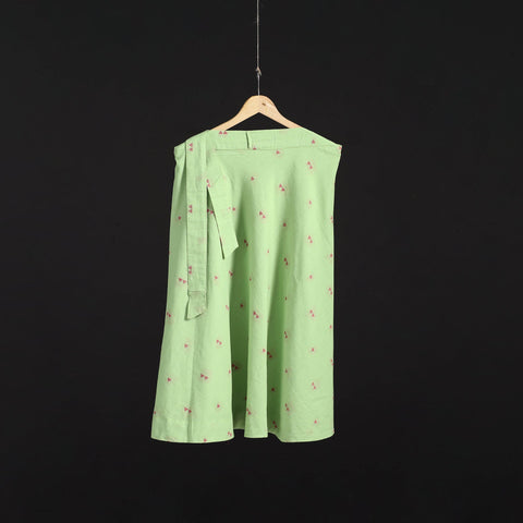 Jacquard weave cotton wrap around skirt 37 - handcrafted