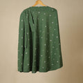 Green - jacquard weave cotton wrap around skirt 42