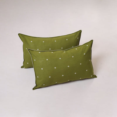 Jacquard weave pillow cover (set of 2) 10 - handcrafted