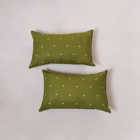 Jacquard weave pillow cover (set of 2) 10 - handcrafted