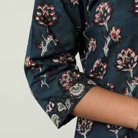  Jahota Block Printed Cotton Straight Kurta for Women