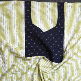 Buy Green Jaipur Print Patchwork Cotton Kurta Material