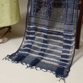 Green Jamdani Cotton Dress Material with Jewellery Set