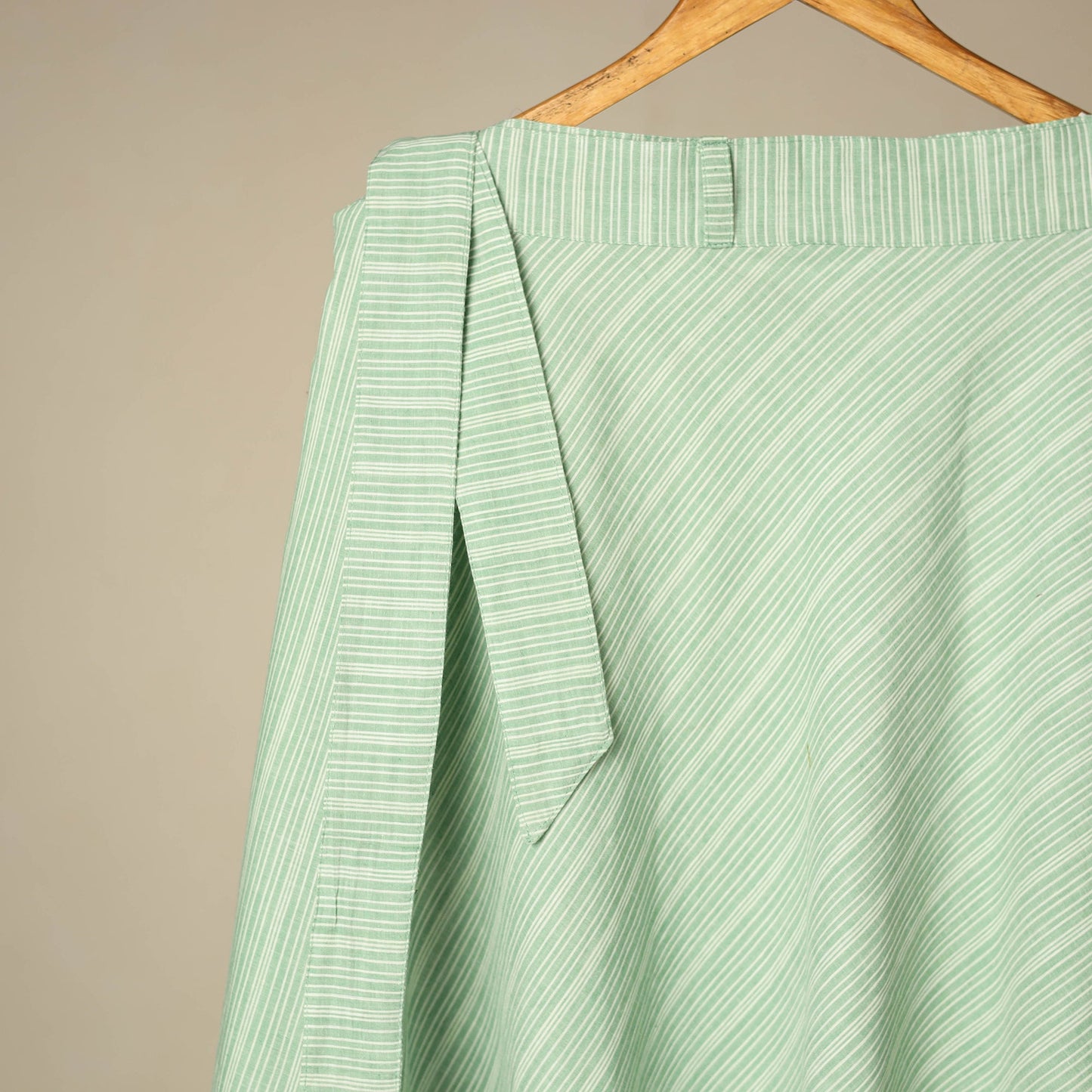 Blue - jhiri handloom cotton wrap around skirt 42