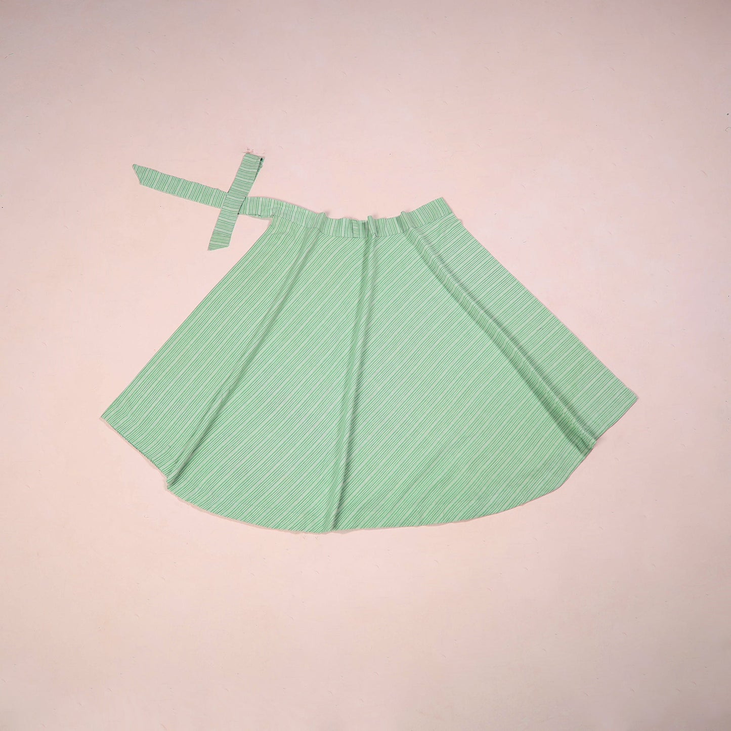 Blue - jhiri handloom cotton wrap around skirt 42