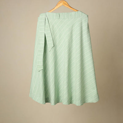 Blue - jhiri handloom cotton wrap around skirt 42